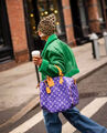 Сумка Louis Vuitton женский кожа синий 195027-2