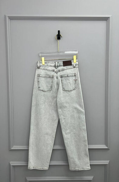 Джинсы Brunello Cucinelli женский джинса графитовый 175203-2