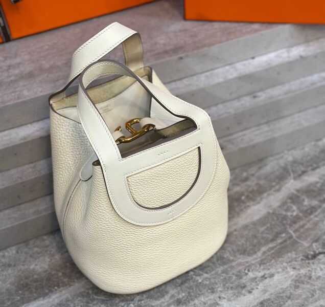 Сумка Hermès женский кожа белый 110781