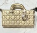 Сумка Christian Dior Lady женский кожа swift бронзовый 142728