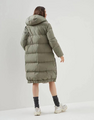 Пуховик Brunello Cucinelli женский болотный 62332-3