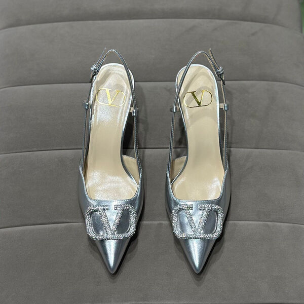 Туфли Valentino женский кожа графитовый 121327-2