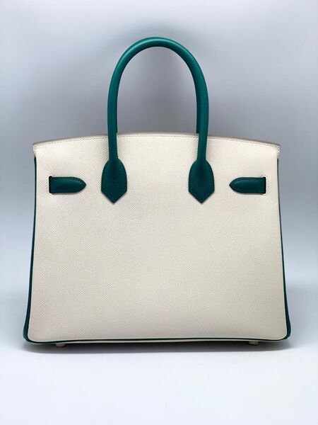 Сумка Hermès Birkin 30 ручная работа женский кожа белый 75338-2