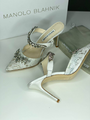 Туфли Manolo Blahnik женский болотный 80837-4