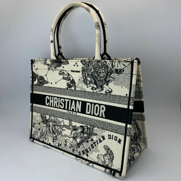Сумка Christian Dior Book 36 женский текстиль черный 74150