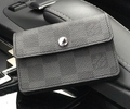 Мужская визитница-монетница Louis Vuitton мужской канва monogram темно-серый 41378