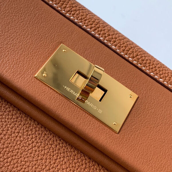 Сумка Hermès женский кожа бежевый 75241-6