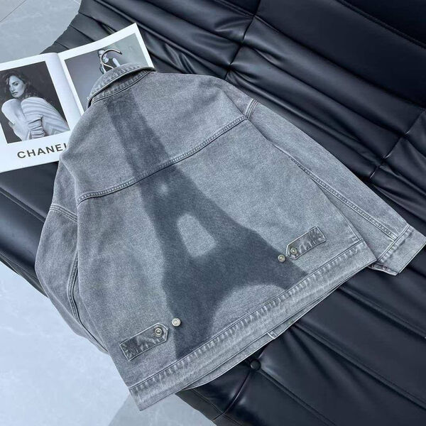 Куртка джинсовка Christian Dior женский джинса графитовый 147385-2