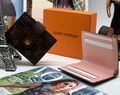 Визитница Louis Vuitton женский канва розовый 16006-1