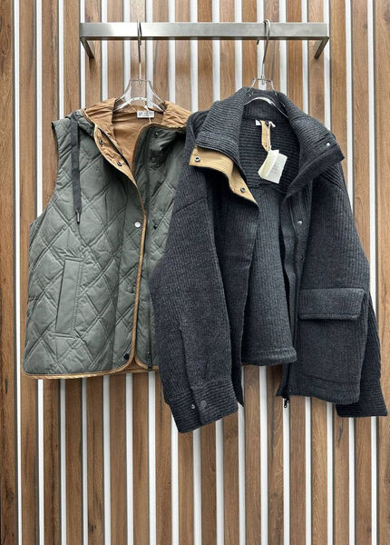 Куртка Brunello Cucinelli женский графитовый 127139-5