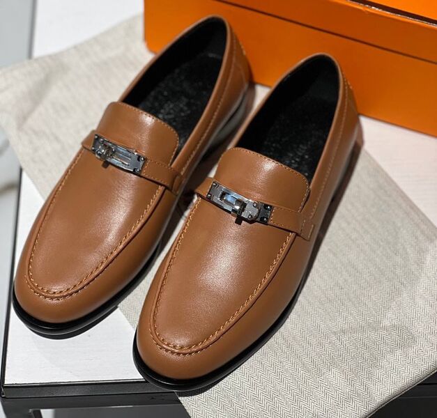Лоферы Hermès женский кожа 40294