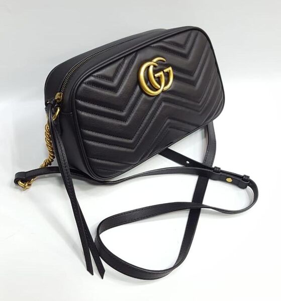 Сумка Gucci Gg Marmont женский кожа черный 75154-2