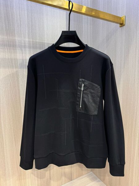Мужской свитшот Hermès мужской черный 161216-2