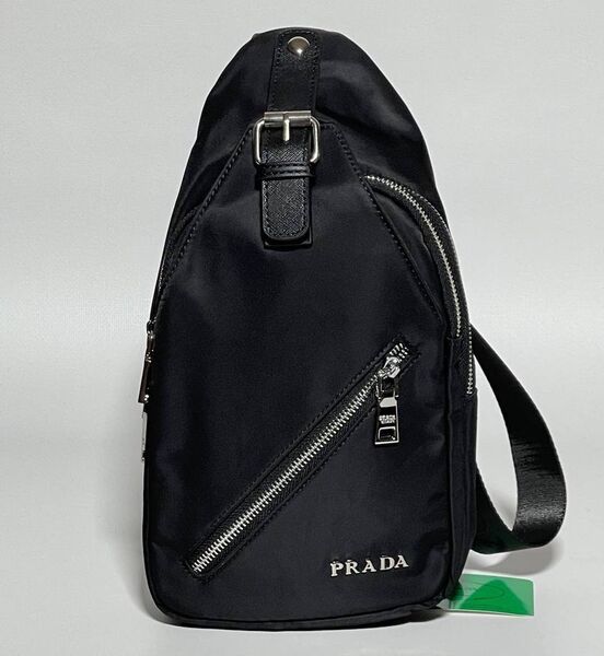Мужская сумка слинг Prada мужской нейлон черный 132405