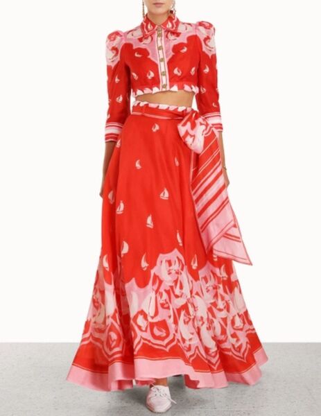Костюм Zimmermann женский бордовый 116869