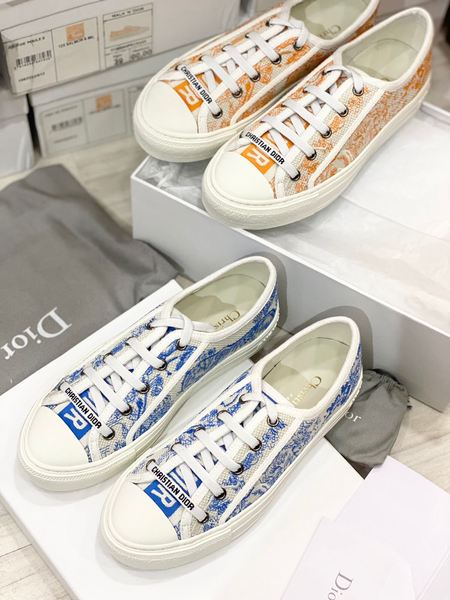 Кеды Christian Dior женский текстиль синий 24542-2