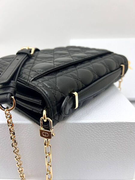 Сумка Christian Dior Handle женский кожа черный 152978-3