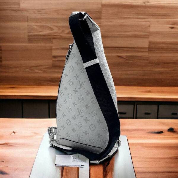 Мужская сумка слинг Louis Vuitton мужской кожа белый 132078-3