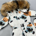 Детский комбинезон Moncler белый 166101-2