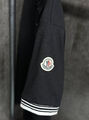 Мужское поло Moncler мужской черный 190401-4
