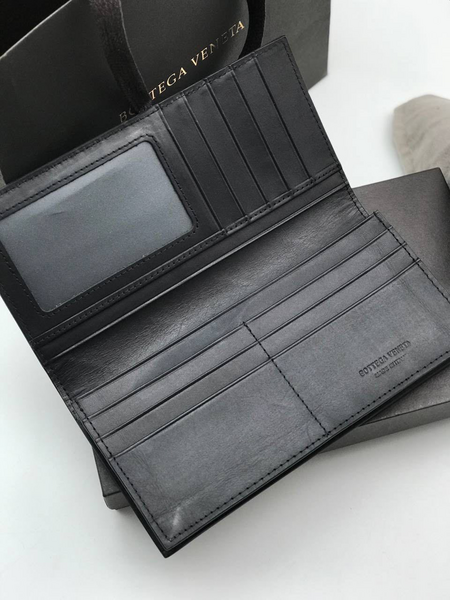 Мужской портмоне Bottega Veneta мужской кожа черный 96461-4