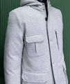 Мужской пуховик Loro Piana мужской графитовый 134960-3