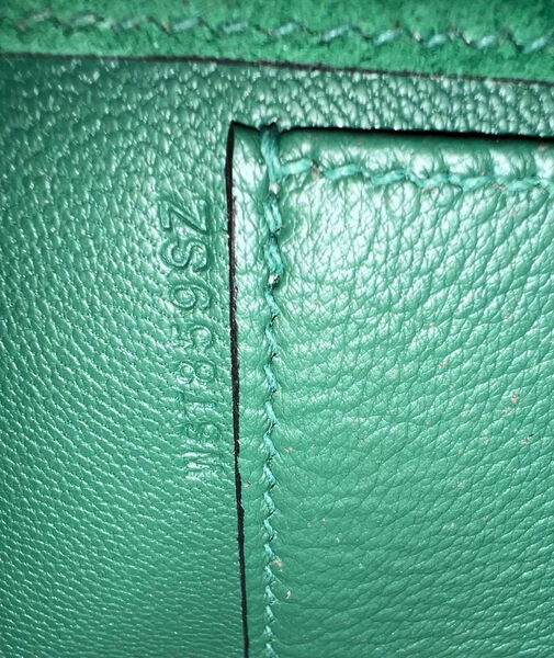 Сумка Hermèskelly Pochette женский замша болотный 155752-9