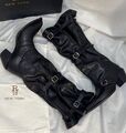 Сапоги R13 женский кожа черный 200161-1