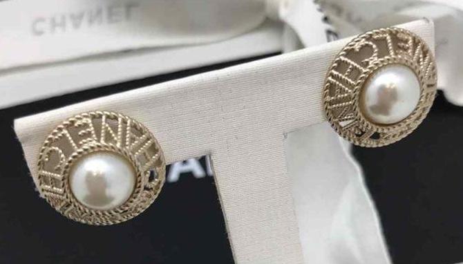 Серьги Chanel бронзовый 70553