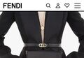Женский ремень Fendi женский кожа черный 21503-4