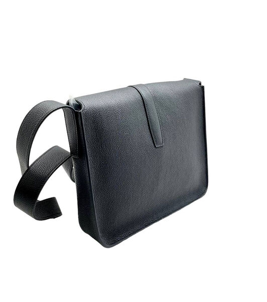 Мужская сумка мессенджер Hermès мужской кожа черный 110048-2