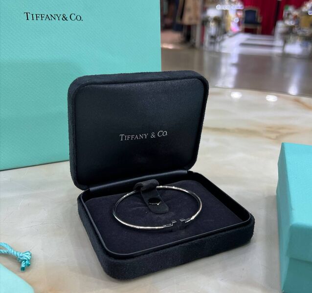 Браслет Tiffany темно-серый 175936