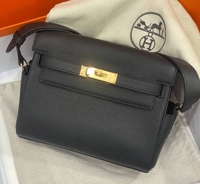 Сумка Hermèsghw женский кожа черный 129302
