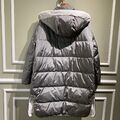 Пуховик Brunello Cucinelli женский графитовый 62292-7