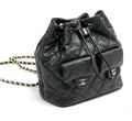 Сумка Chanel женский кожа черный 149778-1
