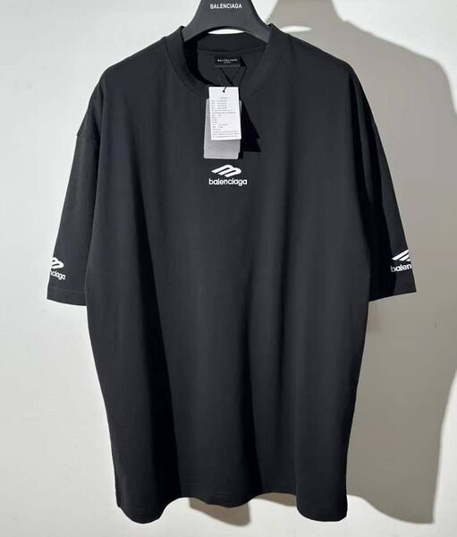 Мужская футболка Balenciaga мужской черный 172816