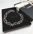 Бусы Chanel синий 15581-2