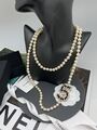 Колье Chanel белый 175393-1