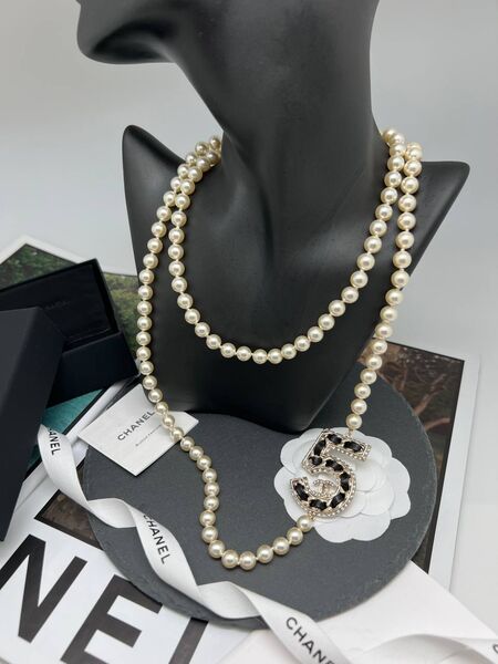 Колье Chanel молочный 175393