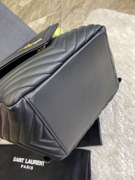 Рюкзак Saint Laurent женский кожа черный 77427-3
