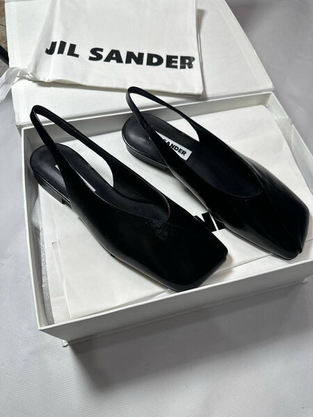 Туфли Jil Sander женский кожа черный 148659-3