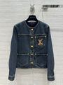 Куртка джинсовка Louis Vuitton женский джинса синий 147309-3