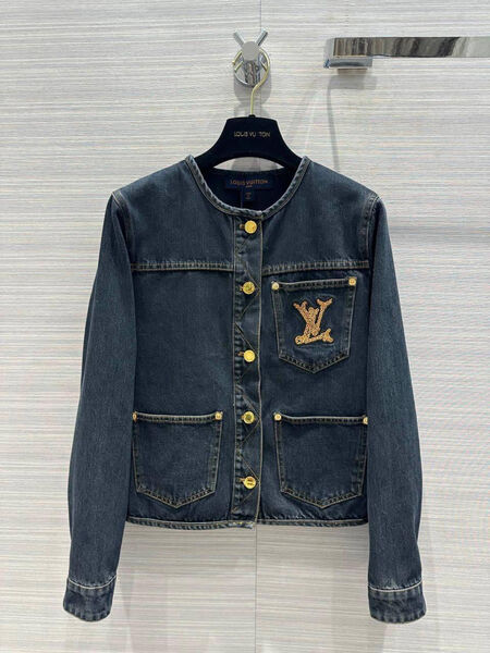 Куртка джинсовка Louis Vuitton женский джинса синий 147309-3