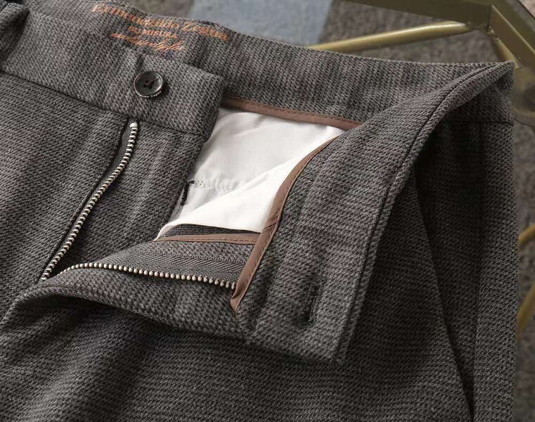 Мужские брюки Zegna мужской графитовый 123768-5