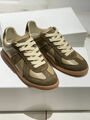 Кеды Maison Margiela женский текстиль болотный 181495-2