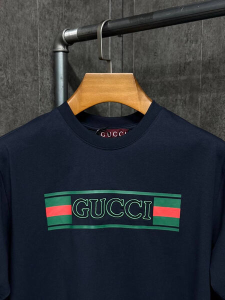 Мужская футболка Gucci мужской черный 190294-3