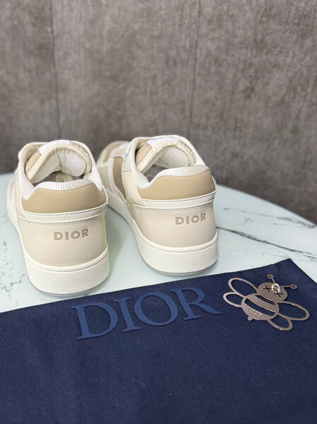 Мужские кроссовки Christian Dior мужской кожа бежевый 190031-5