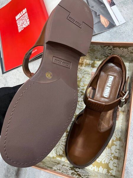 Туфли Miu Miu женский кожа 154233-9
