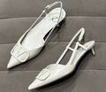 Туфли Valentino женский кожа swift белый 121273