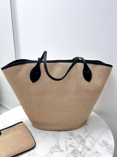 Сумка Louis Vuitton женский текстиль бежевый 196430-5